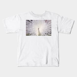 White Peacock Kids T-Shirt